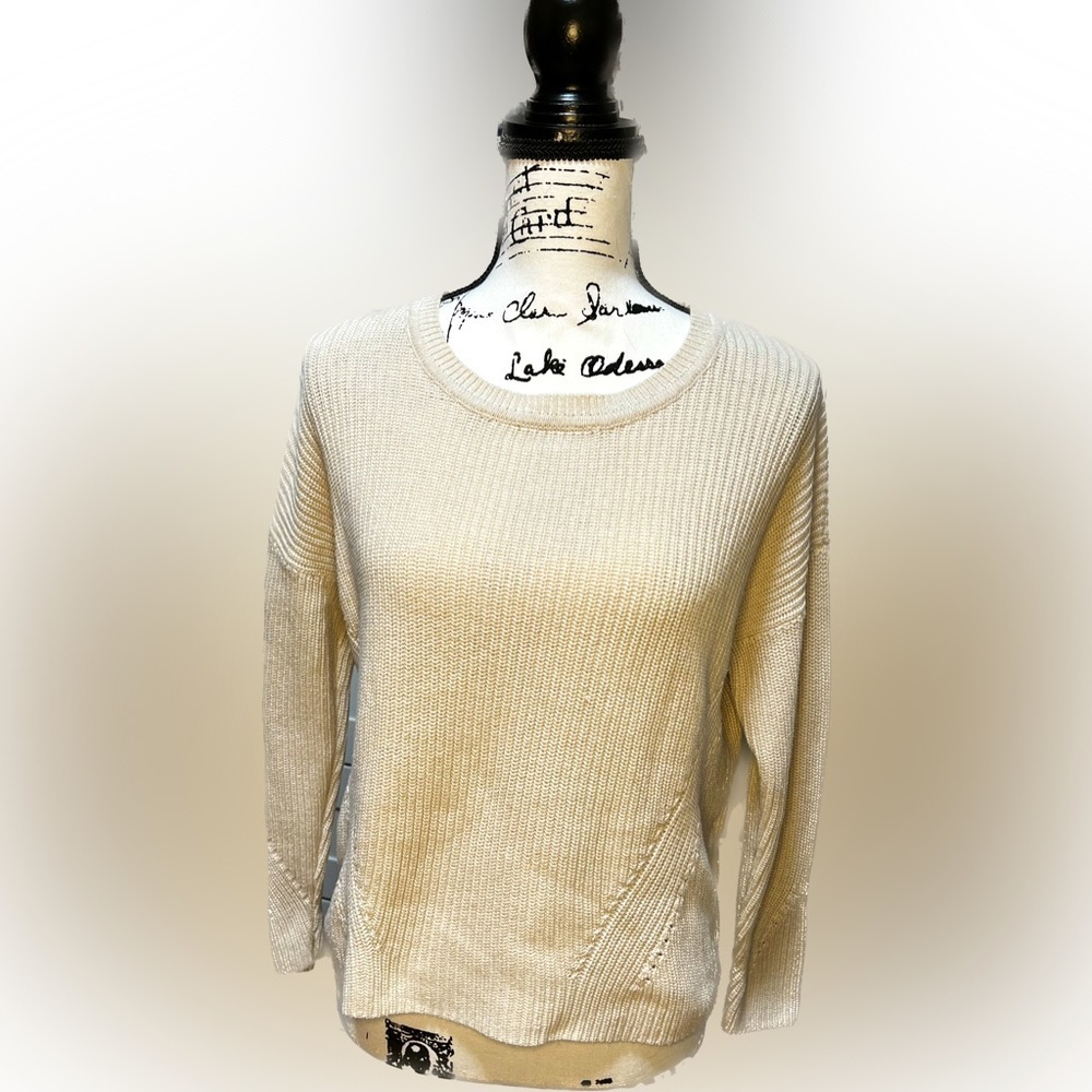 lucky brand cream sweater